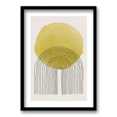 RETELA - Cuadro Yellow IV - Negro
