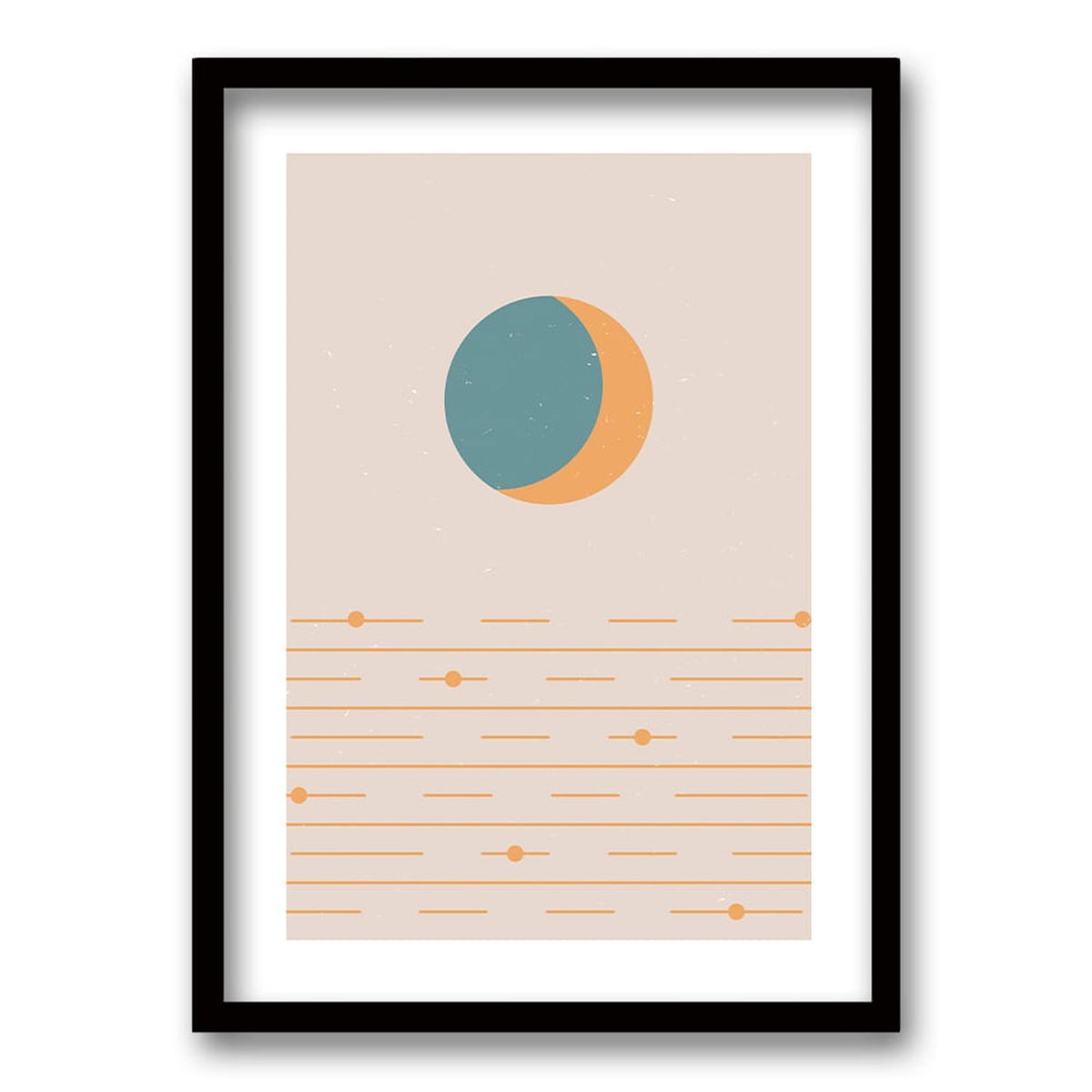 RETELA - Cuadro Boho III - Blanco - 70x50 cm