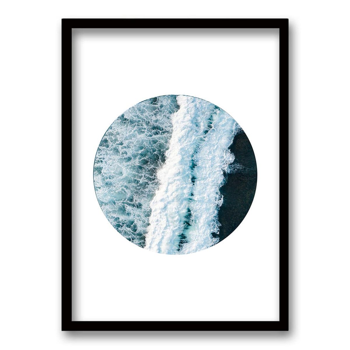 RETELA - Cuadro Mar II - Negro