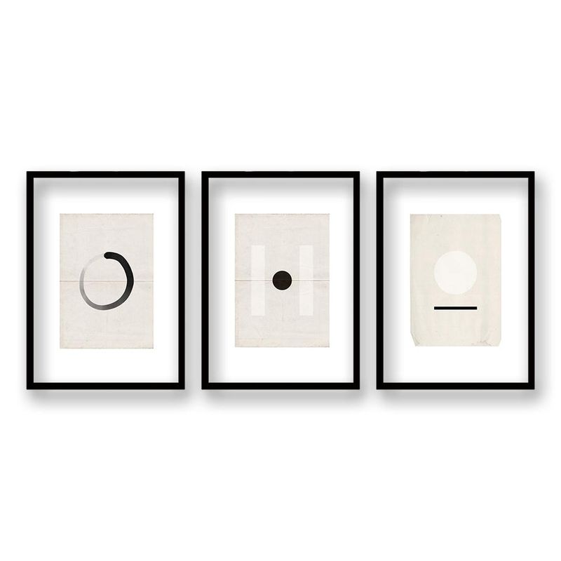 RETELA - Cuadro Trio OM - Negro - 50x35 cm