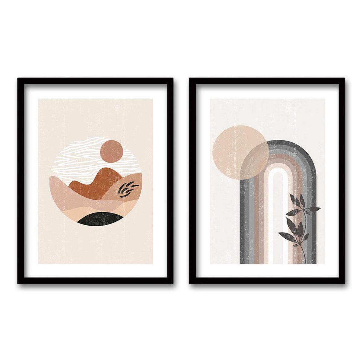 RETELA - Cuadro Duo Corp - Negro - 40x30 cm