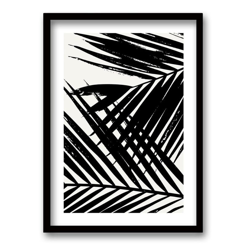 RETELA - Cuadro Selva BN II - Negro - 50x35 cm