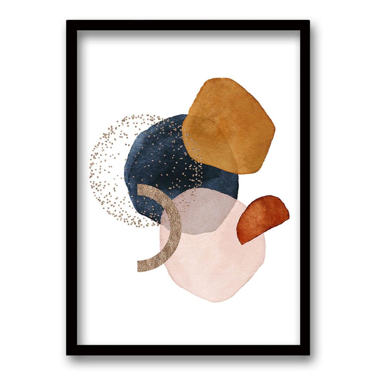 RETELA - Cuadro Terracota - Negro