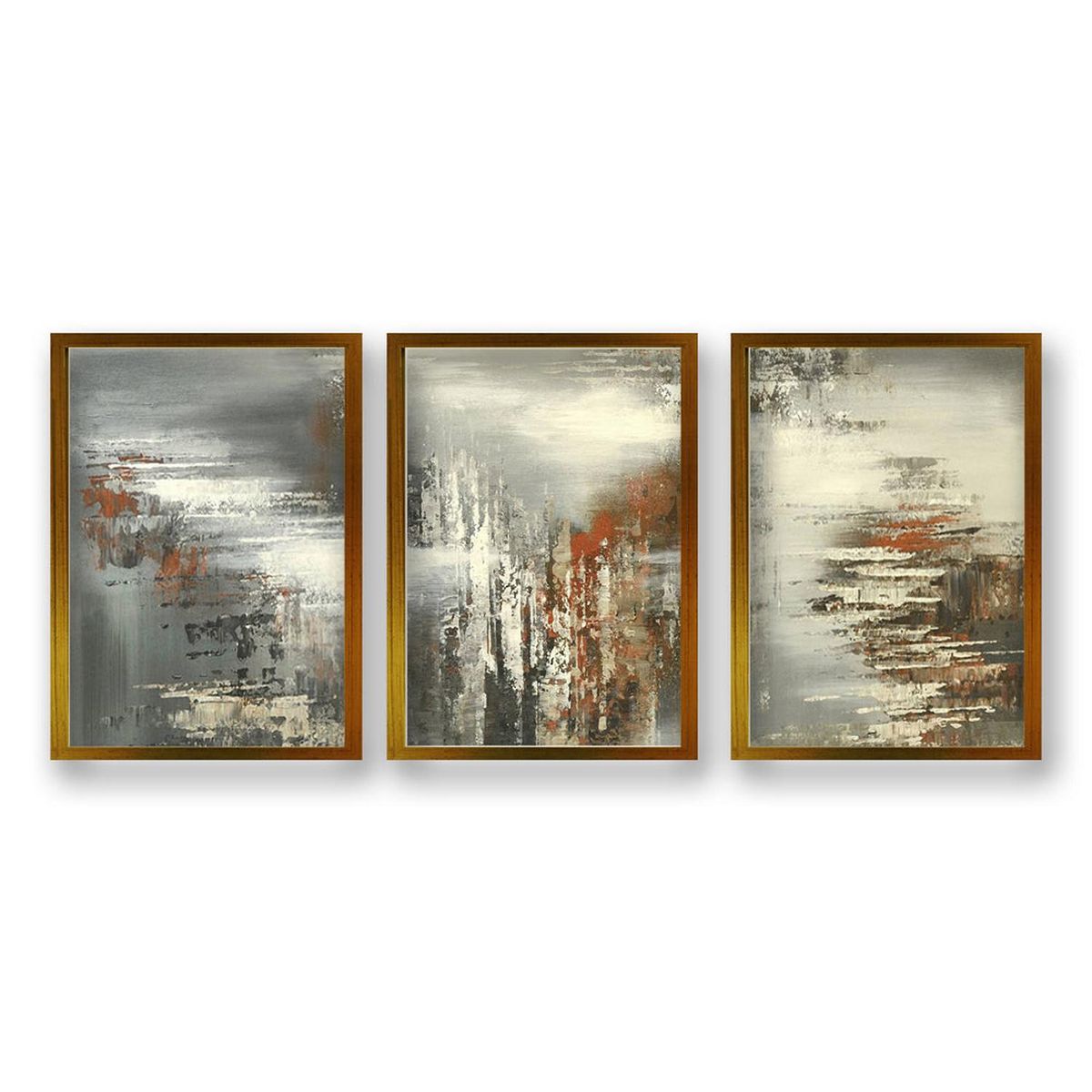 RETELA - Cuadro Trio Cepia - Dorado - 40x30 cms