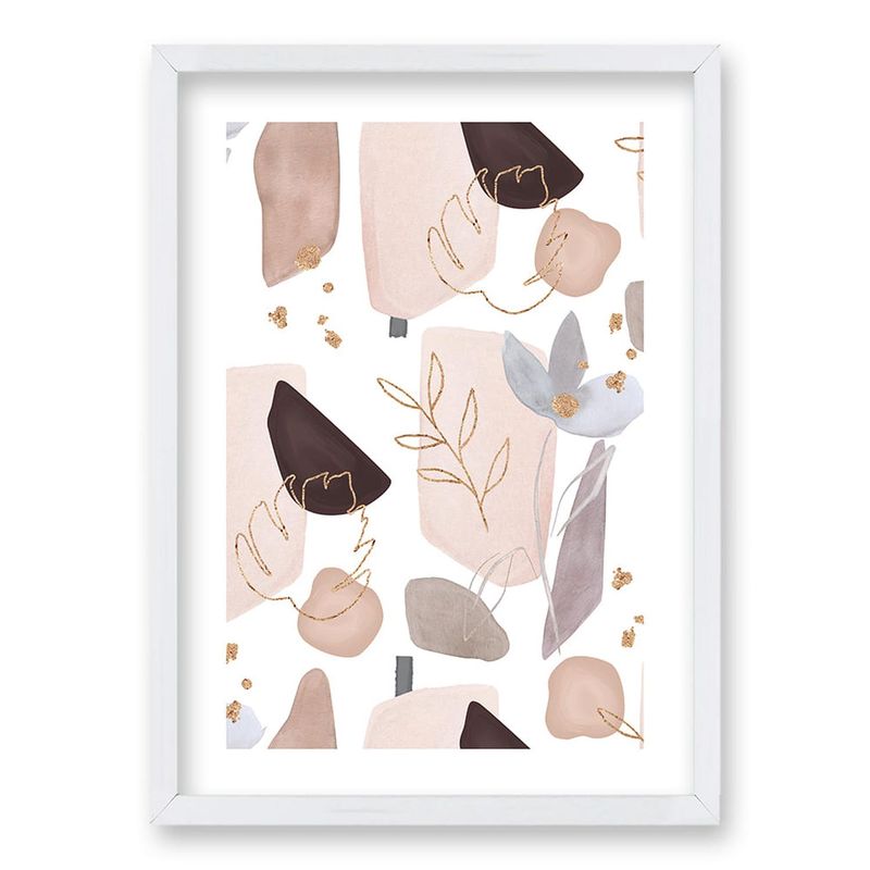 RETELA - Cuadro Nude - Blanco - 70x50 cm