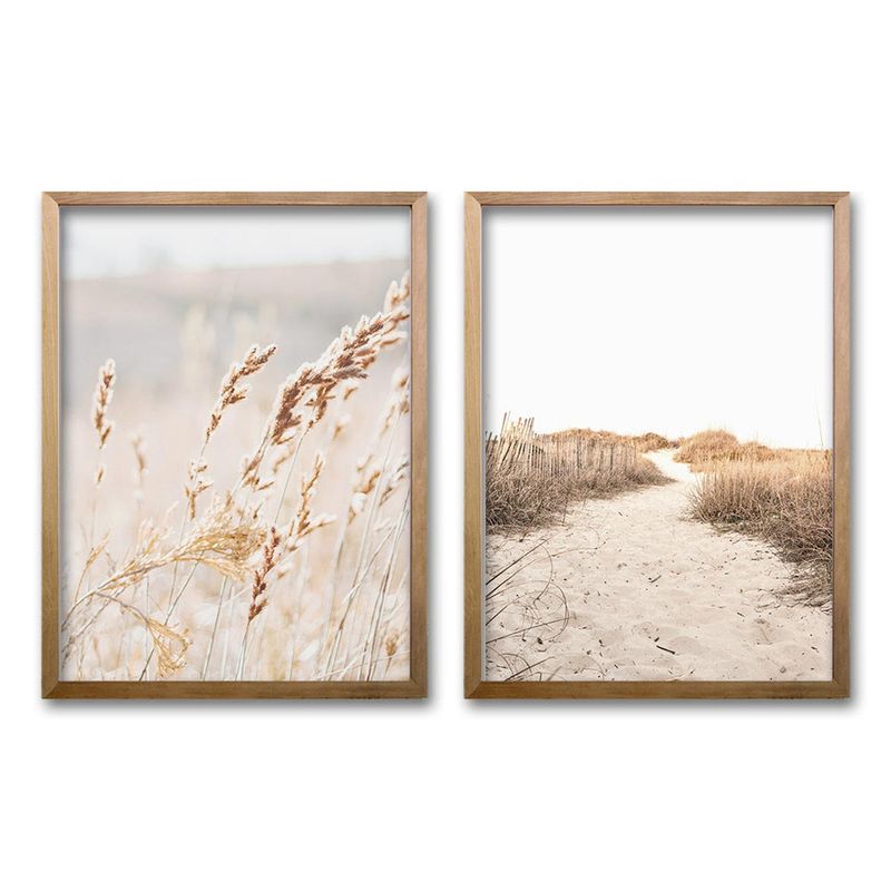RETELA - Cuadro Duo Naturaleza - Cafe - 40x30 cms