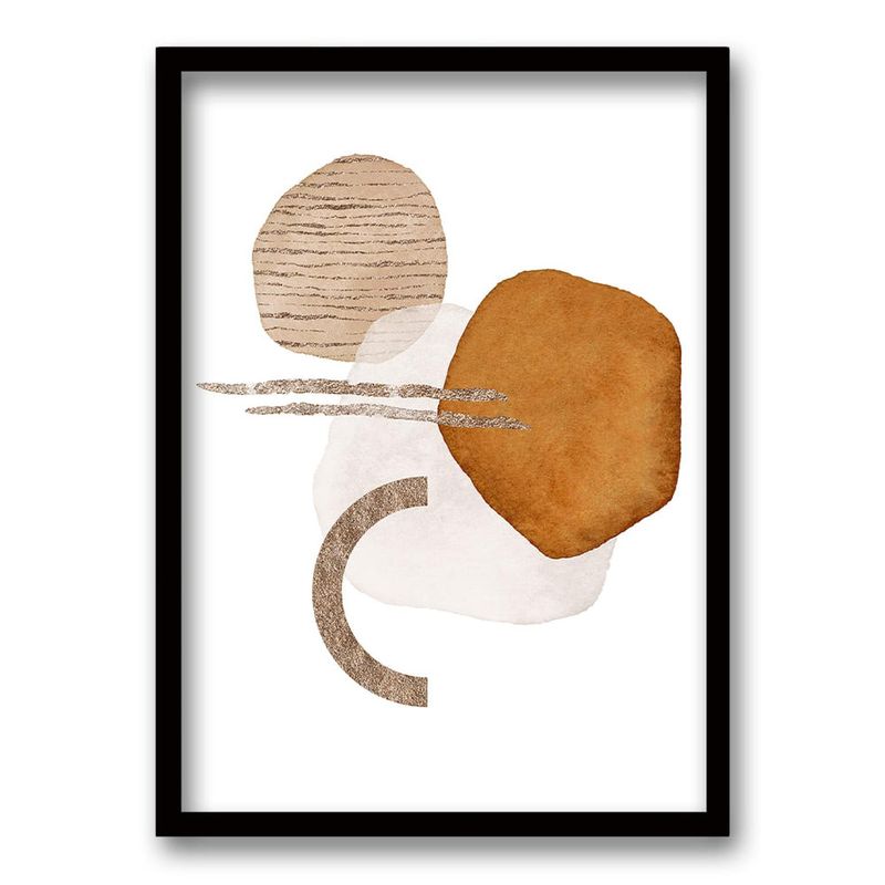 RETELA - Cuadro Terracota II - Negro - 70x50 cm