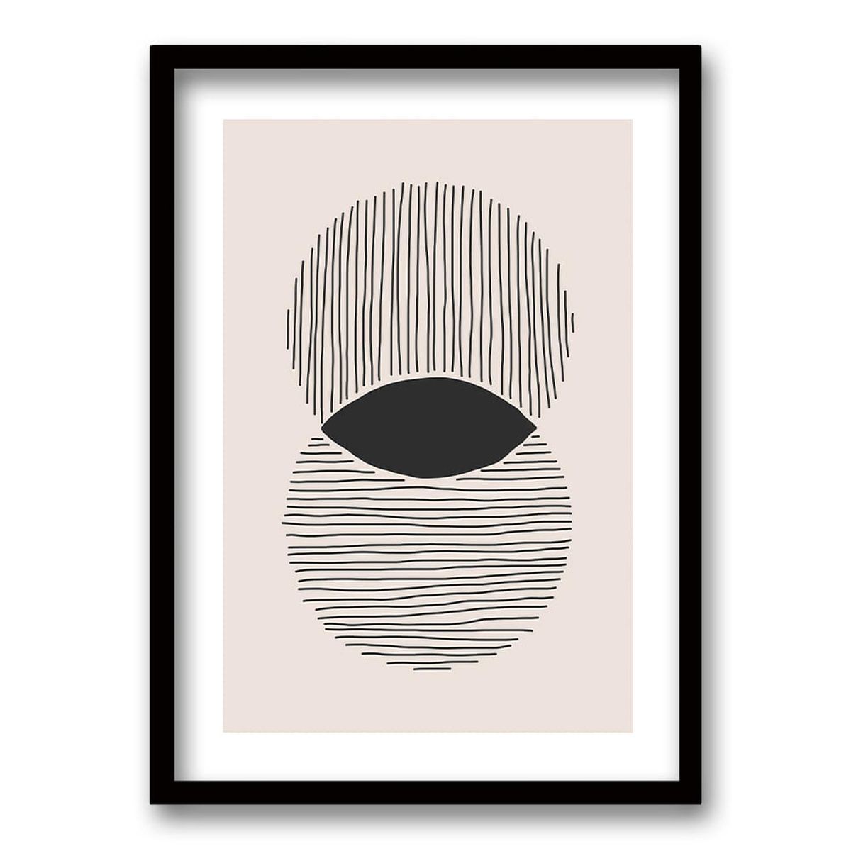 RETELA - Cuadro CAF - Negro - 70x50 cm