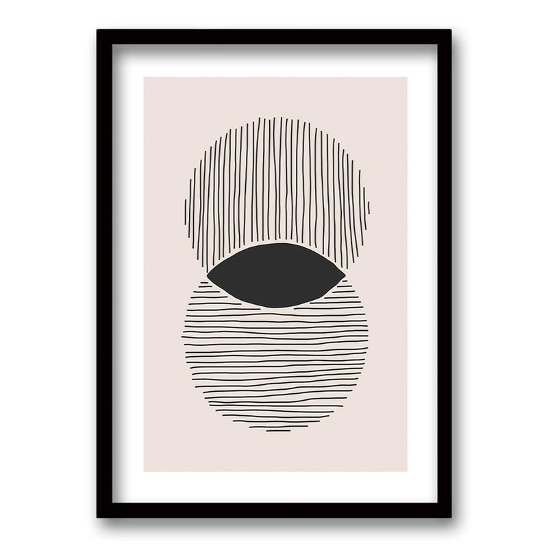 RETELA - Cuadro CAF - Negro - 70x50 cm