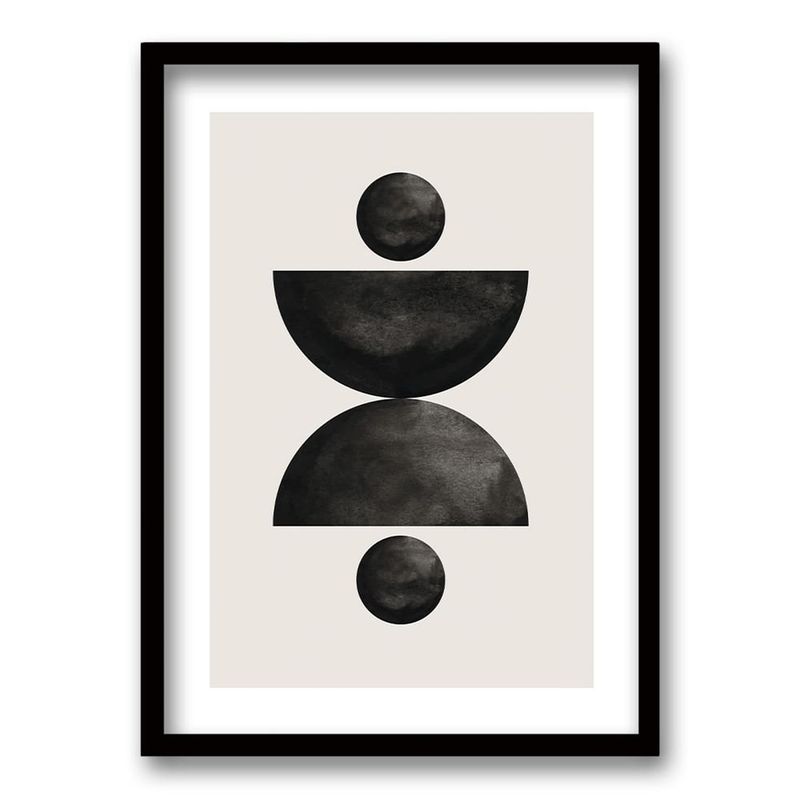 RETELA - Cuadro Deco Style - Negro