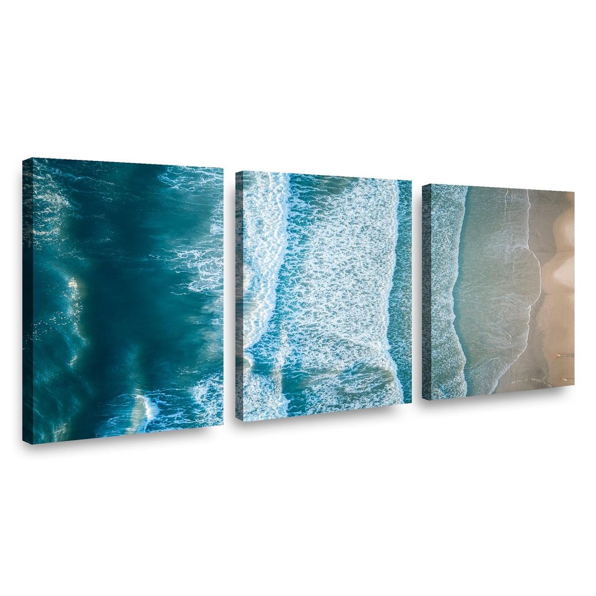 RETELA - Canvas trio Mar l - Multicolor