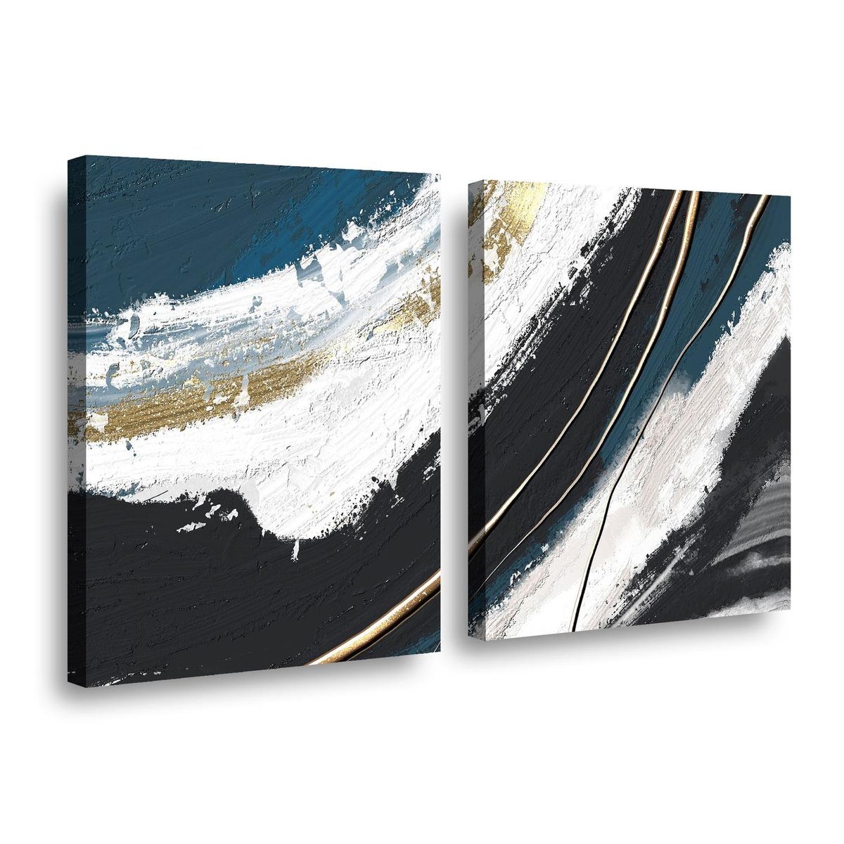 RETELA - Canvas duo Océano - Multicolor - 70x50 cm