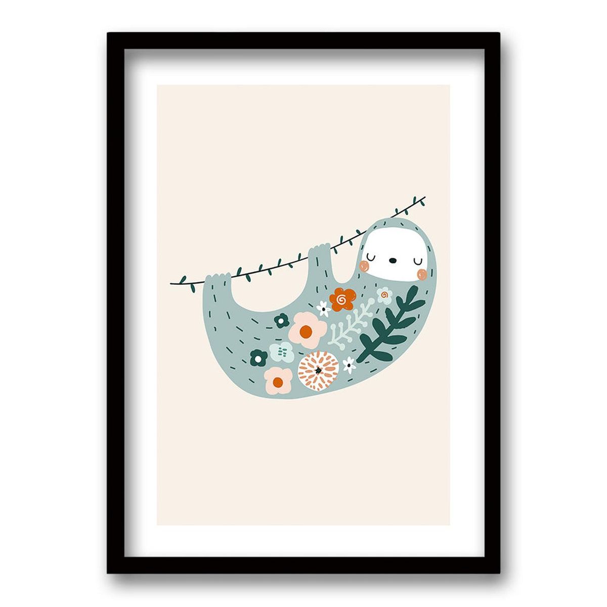 RETELA - Cuadro Peresosito - Negro