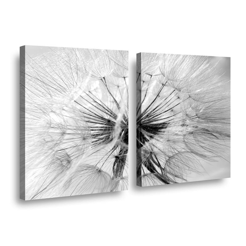 RETELA - Canvas duo Flor de Leon - Multicolor - 70x50 cm