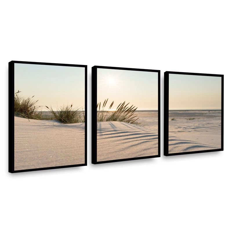 RETELA - Canvas trio Arena - Multicolor - Enmarcado
