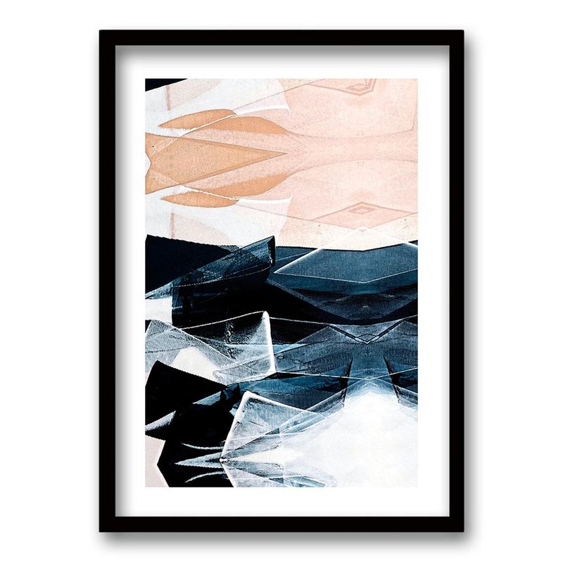 RETELA - Cuadro Rombox - Negro - 70x50 cm