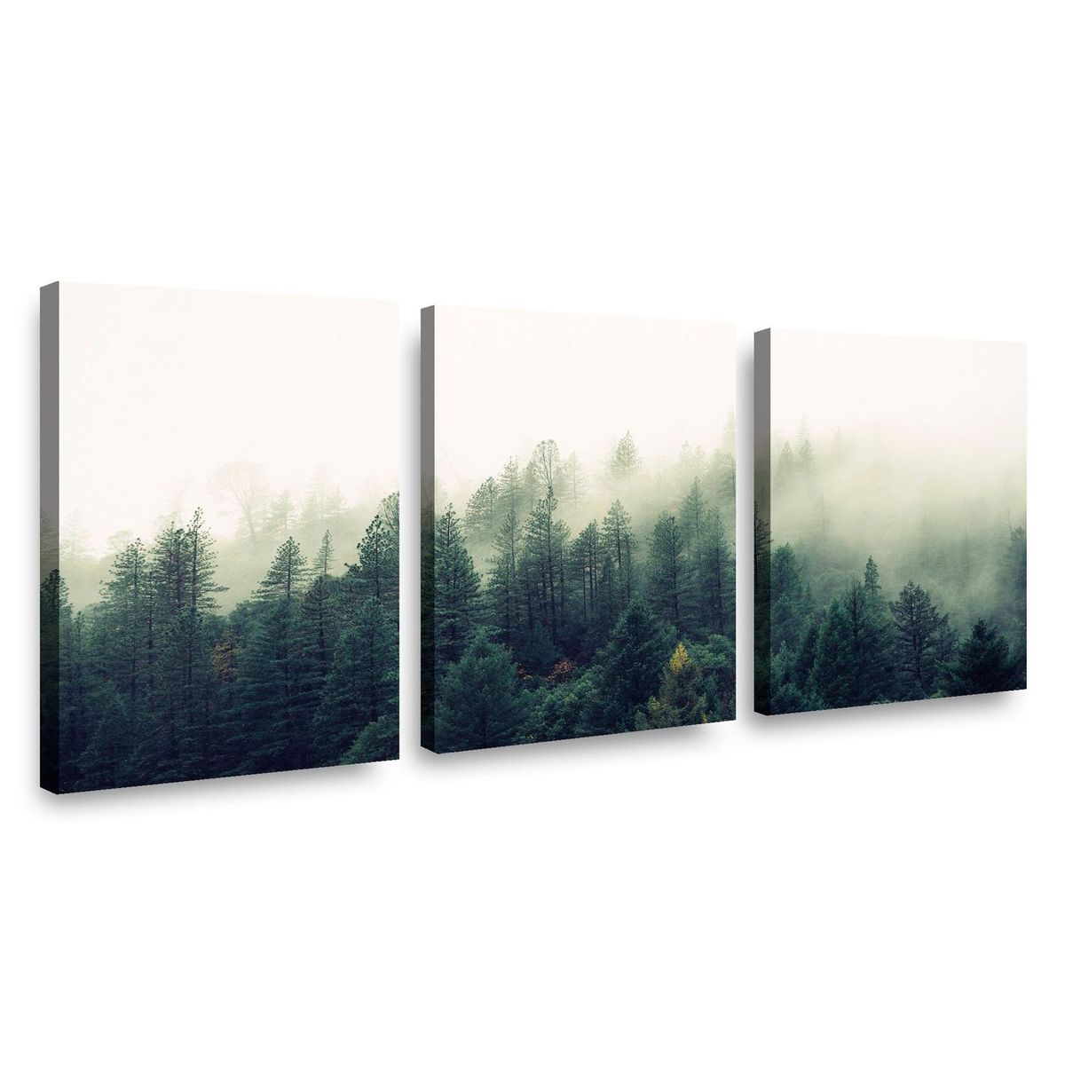 RETELA - Canvas trio Bosque De Pino - Multicolor - 70x50 cm