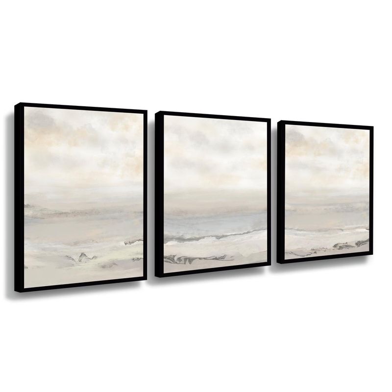 RETELA - Canvas Trio Resonancia Arbórea - Multicolor - Enmarcado