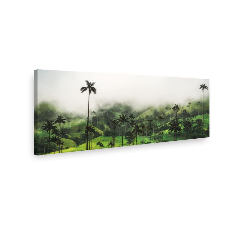 RETELA - Canvas Horizonte Verde y Celestial - Multicolor - 90x45 cm