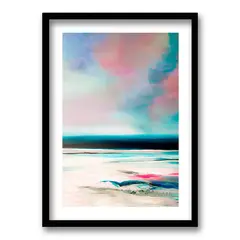 RETELA - Cuadro Atardecer - Negro - 50x35 cm