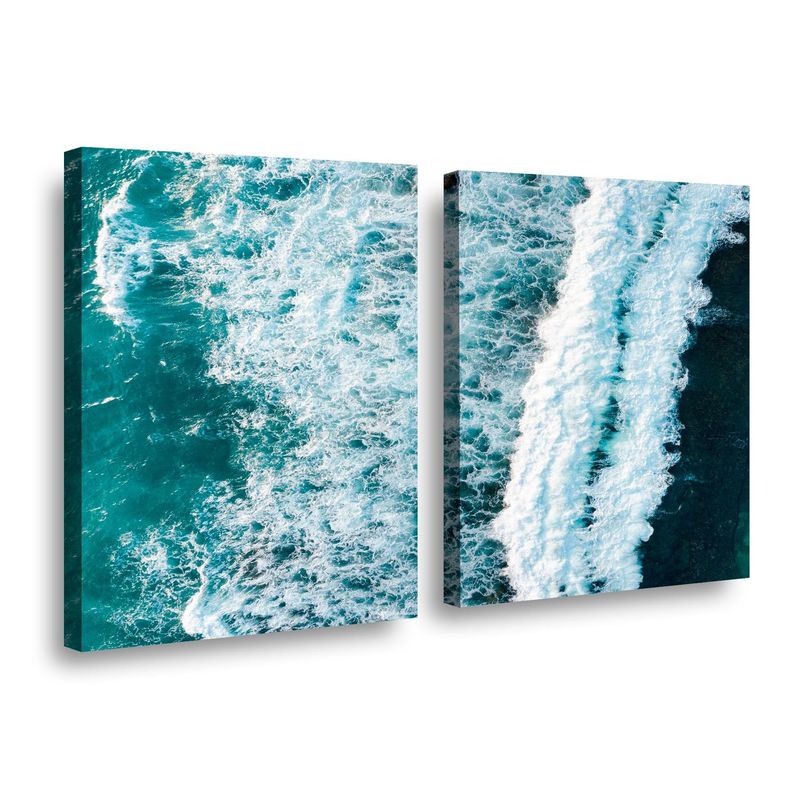 RETELA - Canvas duo Mar ll - Multicolor - 70x50 cm