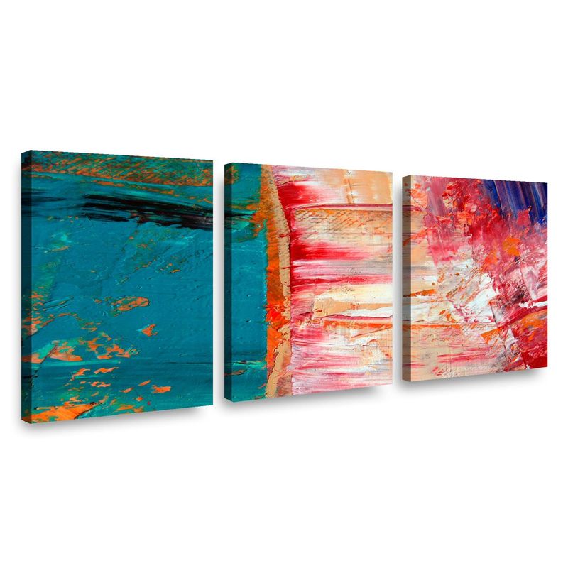RETELA - Canvas trio Water & fire - Multicolor - 70x50 cm