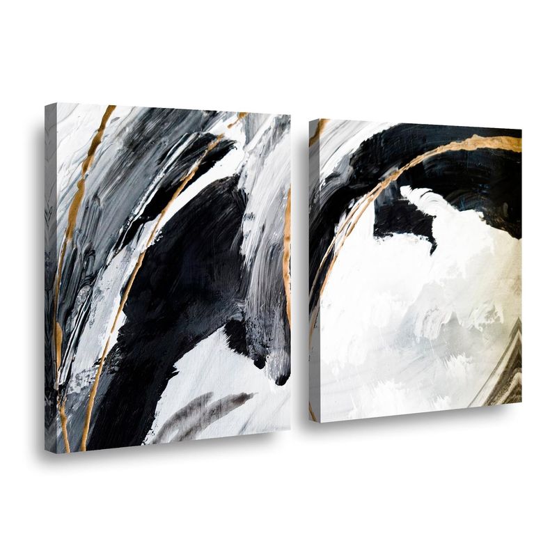 RETELA - Canvas duo Black Nam - Multicolor - 60x40 cm