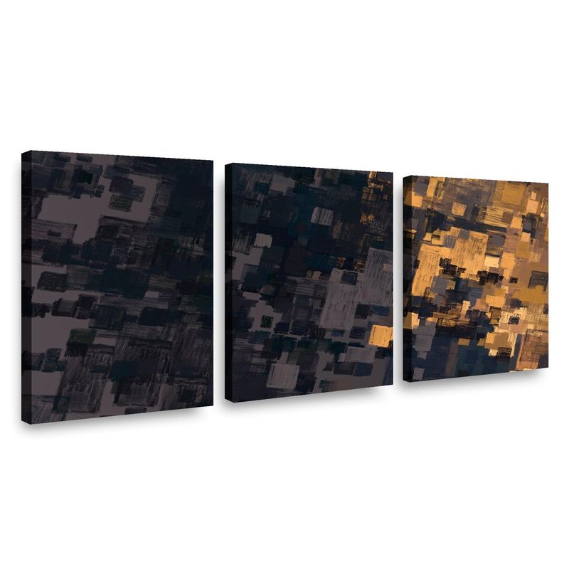 RETELA - Canvas trio Caos & Azar - Multicolor - 70x50 cm