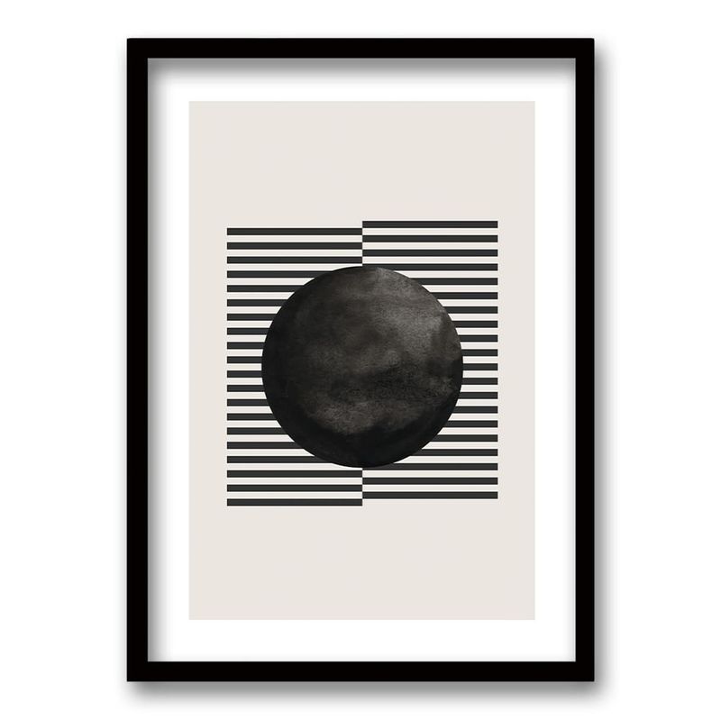 RETELA - Cuadro Deco Style II - Negro