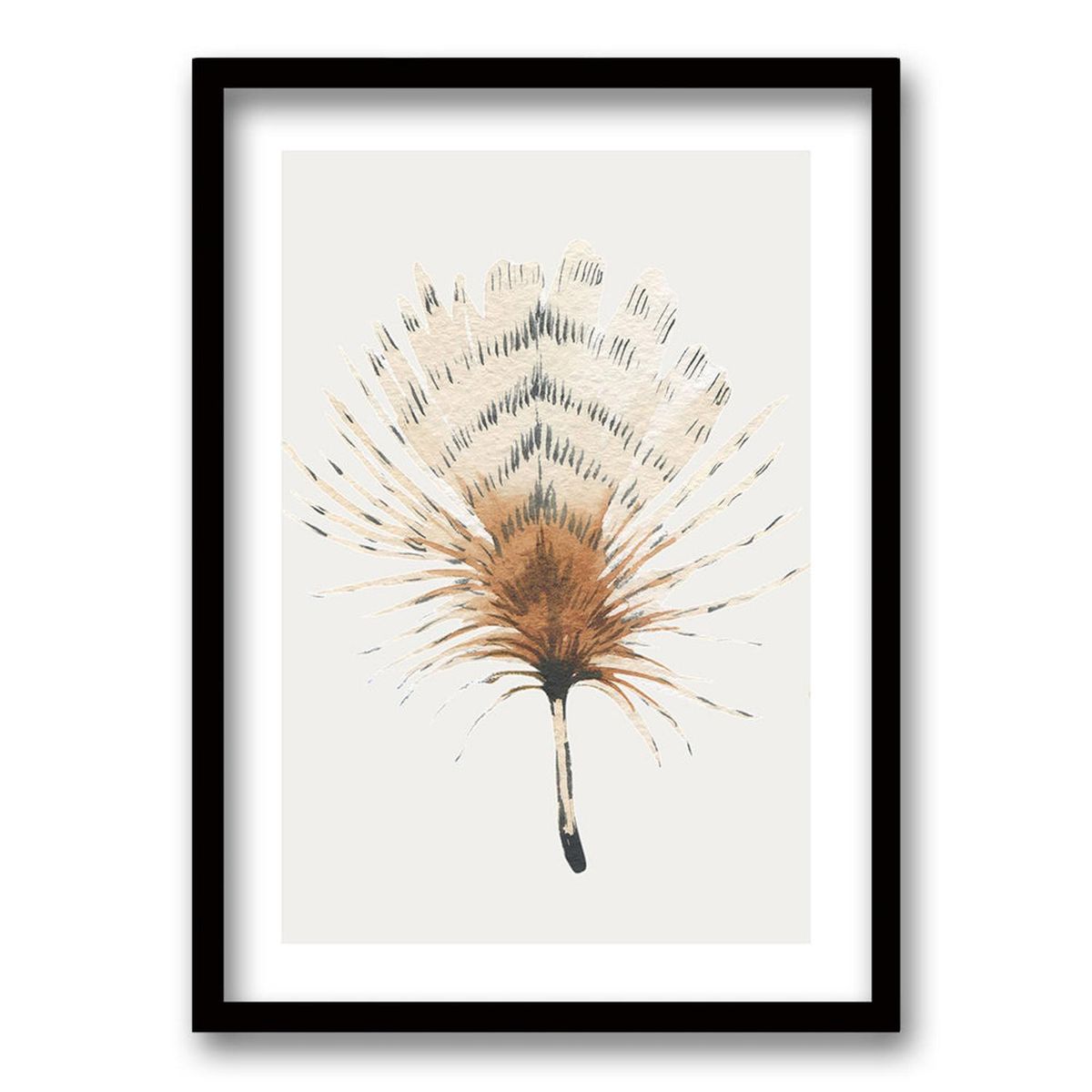 RETELA - Cuadro Plume 1 - Negro