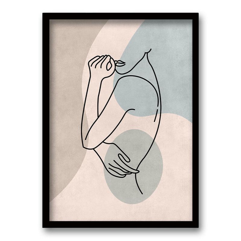 RETELA - Cuadro Julieta I - Negro - 50x35 cm