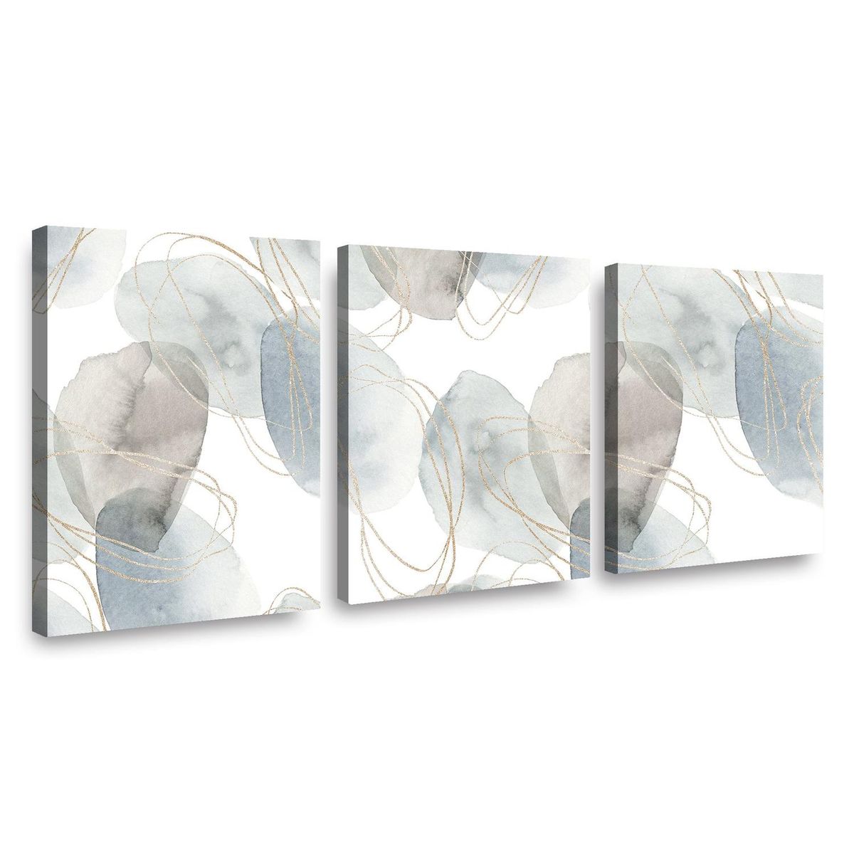 RETELA - Canvas trio Tintes de Cristal - Multicolor