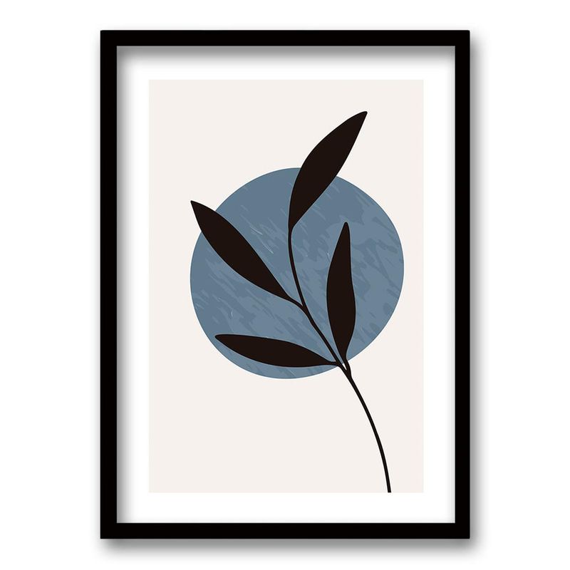 RETELA - Cuadro Black Rama 2 - Negro - 70x50 cm