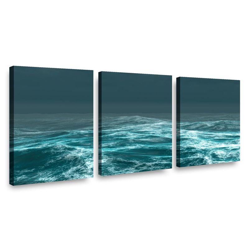 RETELA - Canvas trio Pacific - Multicolor - 70x50 cm