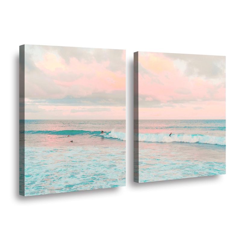RETELA - Canvas duo Horizonte Azulado II - Multicolor