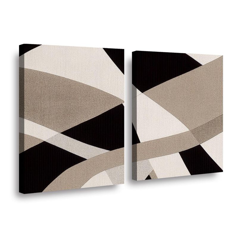 RETELA - Canvas duo Patchwork de Color - Multicolor - 70x50 cm