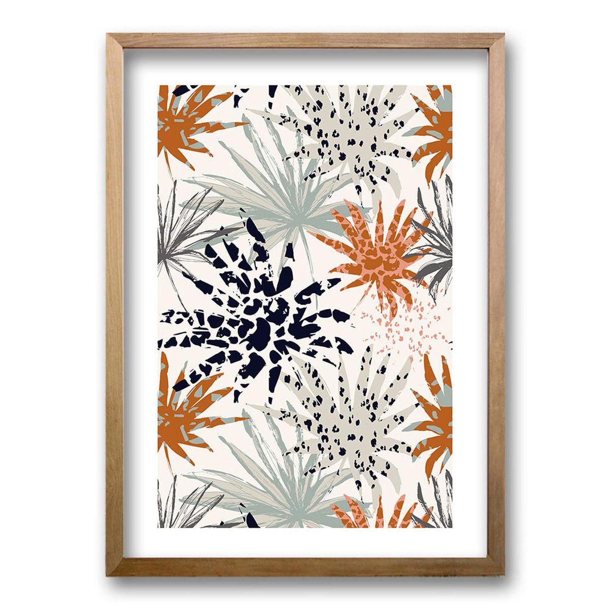 RETELA - Cuadro Huellas - Cafe - 70x50 cm