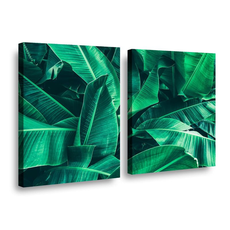 RETELA - Canvas duo Tropical Banana - Multicolor - 60x40 cm