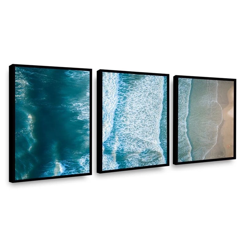 RETELA - Canvas trio Mar l - Multicolor - Enmarcado