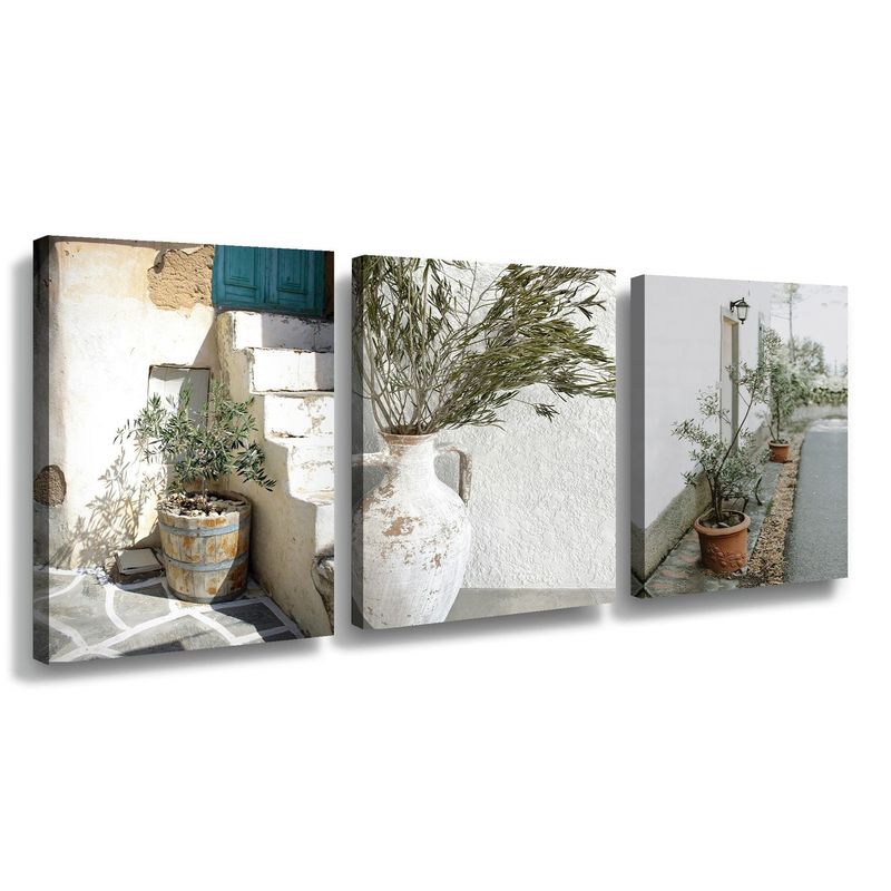 RETELA - Canvas trio Armonía Residencial - Multicolor - 70x50 cm