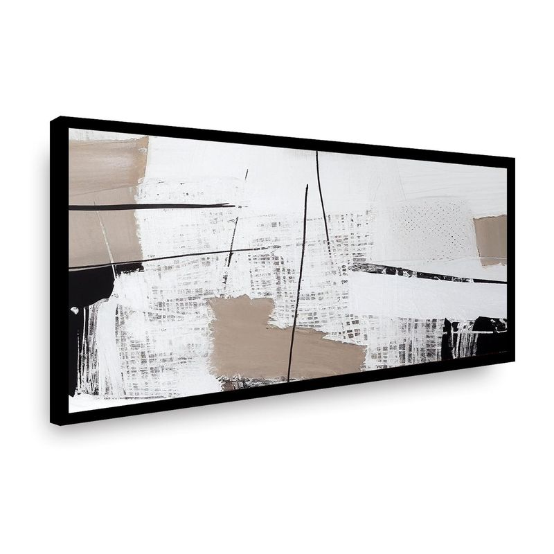 RETELA - Canvas XL 135x80 cm Modelo 107 - Multicolor - Enmarcado