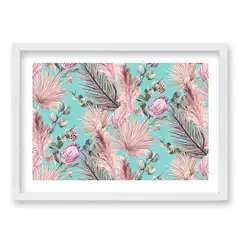 RETELA - Cuadro Bouquet - Blanco - 50x35 cm