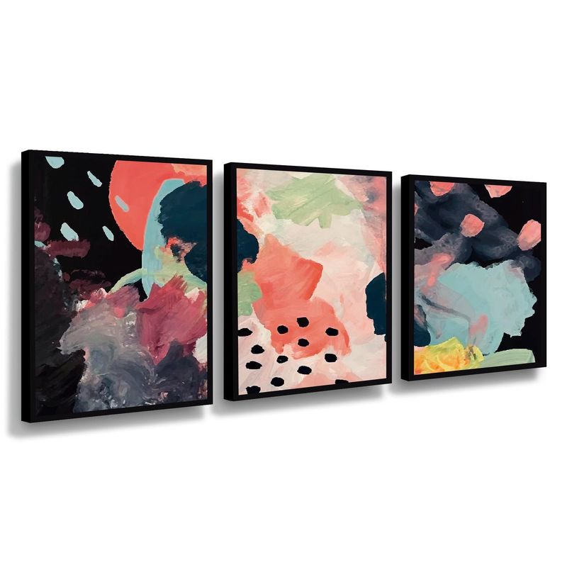RETELA - Canvas trio Topping - Multicolor - Enmarcado