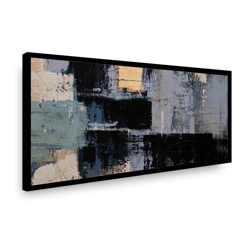 RETELA - Canvas XL 135x80 cm Modelo 92 - Multicolor - Enmarcado