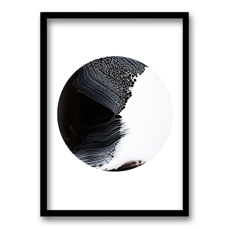 RETELA - Cuadro PrintLuna I - Negro