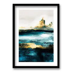 RETELA - Cuadro Blue Caos I - Negro
