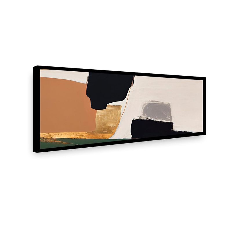 RETELA - Canvas Dimensión Dorada III - Multicolor - Enmarcado