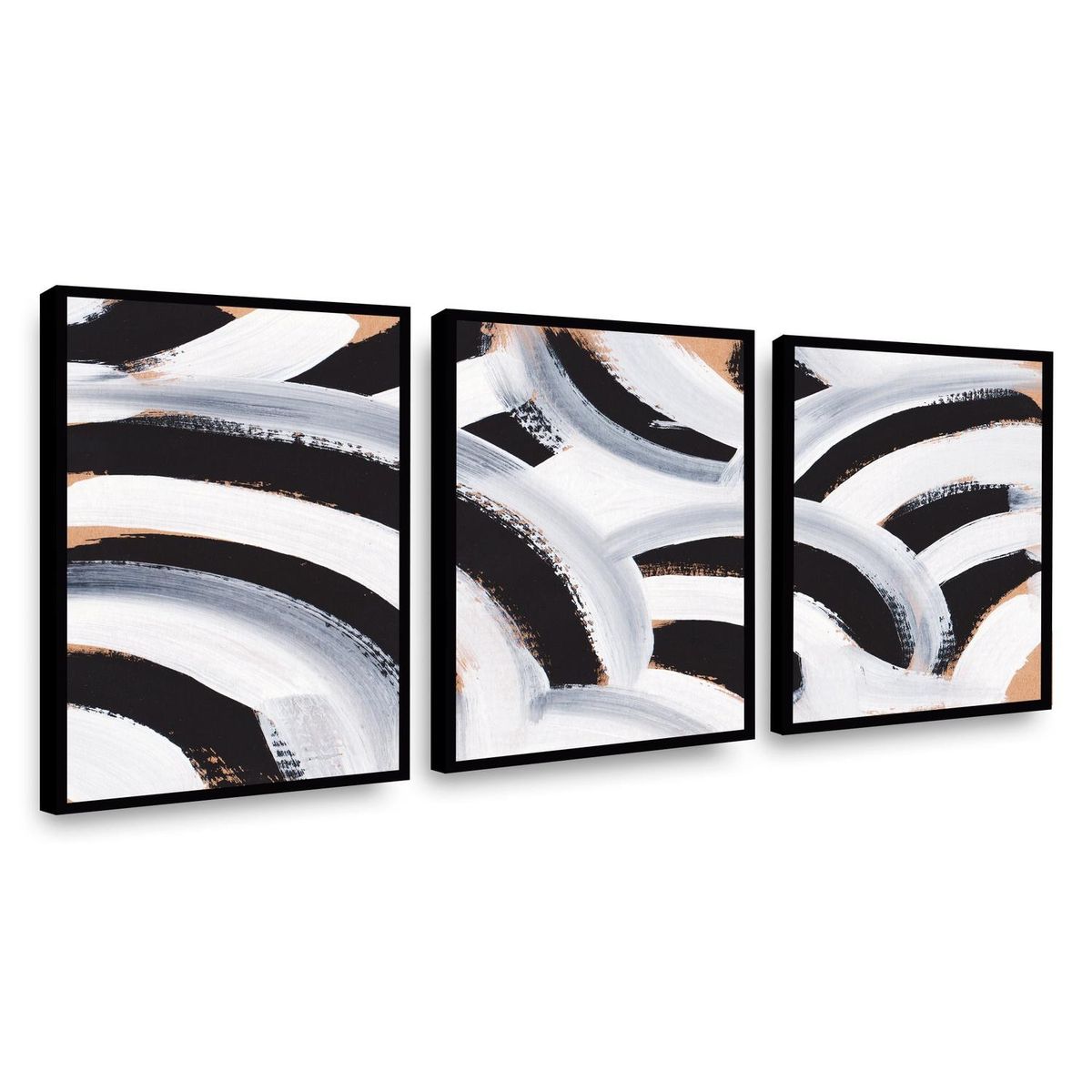 RETELA - Canvas trio Arcos - Multicolor