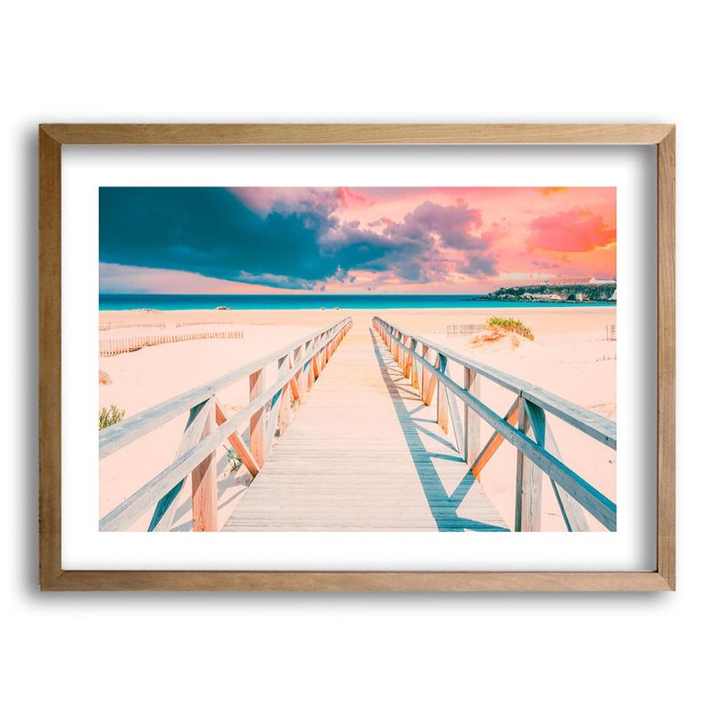 RETELA - Cuadro Paradise - Cafe - 70x50 cm