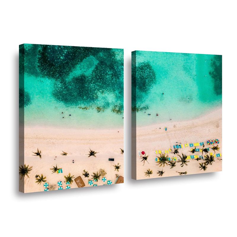 RETELA - Canvas duo Oceano - Multicolor - 70x50 cm